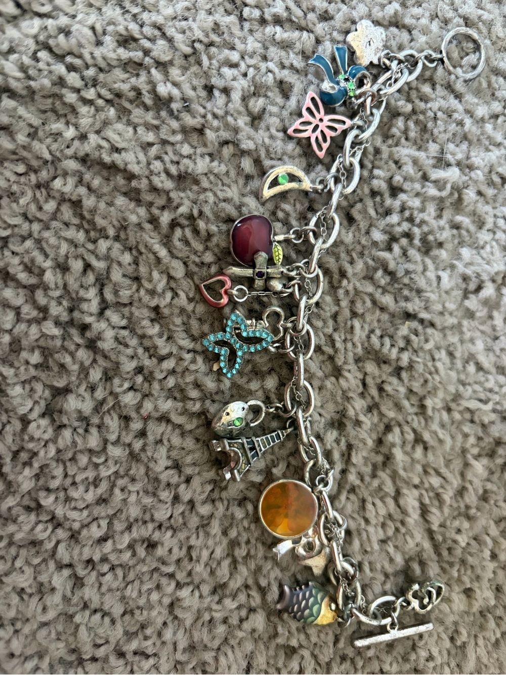 Silver tone charm bracelet - Picture 5 of 5